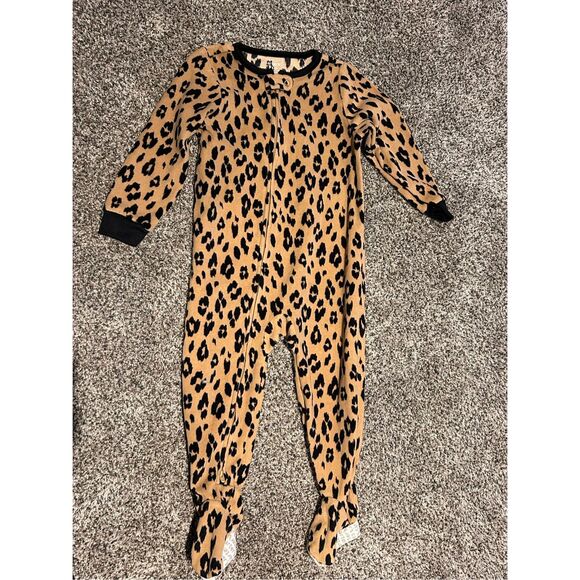 Carters fleece zip footie pajamas size 24mos - Picture 1 of 3